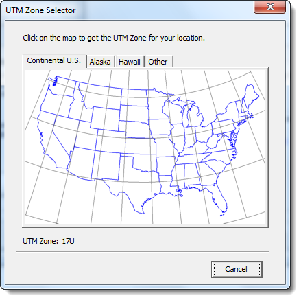Clickable zone map for each configuration